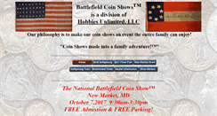 Desktop Screenshot of battlefieldcoinshows.com
